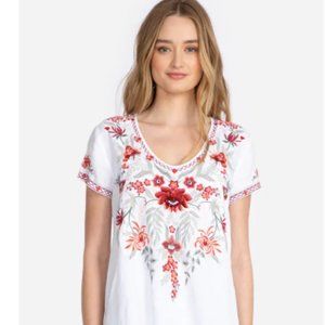 Johnny Was - Tayshia Linen Drape Top - NWOT